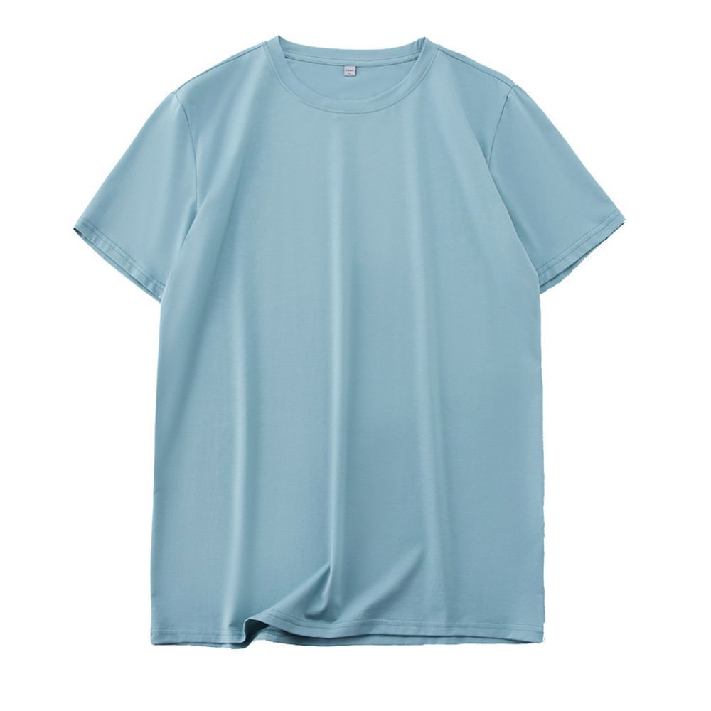 Summer Cool Silky Men's Short-sleeved Ice Silk T-shirt